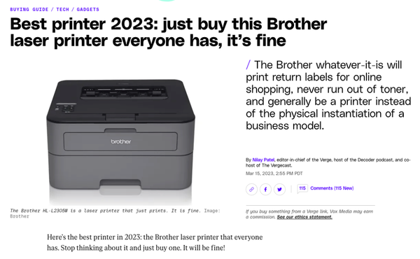 The greatest commerce article of all time gets a sequel